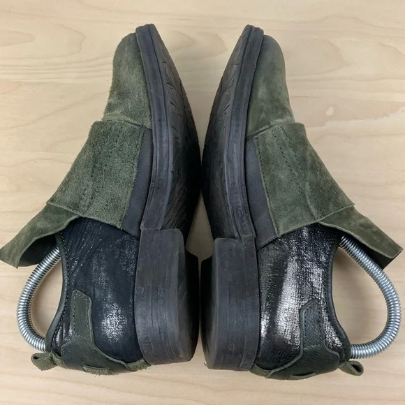 A.S. 98 Airstep Women’s Size 37 / 6.5-7 Green Suede Leather Low Oxford Shoes - Picture 7 of 11